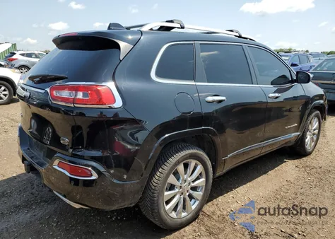 2017 Jeep Cherokee Overland из США, поврежденный, VIN 1C4PJMJS9HW574785